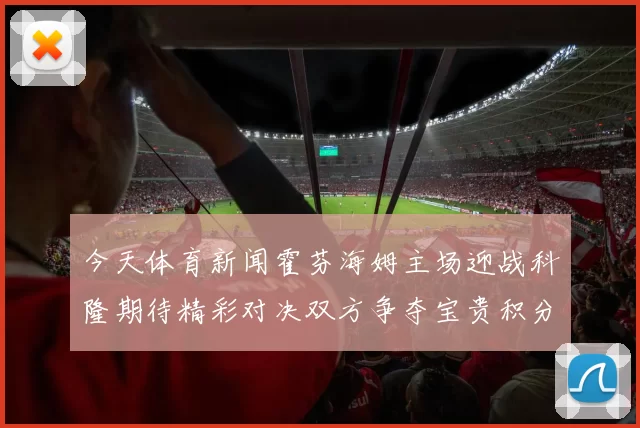 今天体育新闻霍芬海姆主场迎战科隆期待精彩对决双方争夺宝贵积分的较量